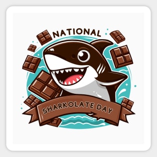 National Sharkolate Day Sticker